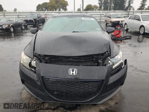 2015 Honda CR-Z with VIN JHMZF1D40FS003453, listed as a Copart auction lot 42036005 with 60,971 mi miles and Salvage Title. Bid and sale history available at carsss.com. Image 5.