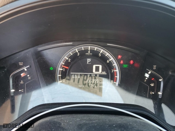 2019 Honda CR-V LX with VIN 2HKRW5H38KH406907, listed as a Copart auction lot 46917285 with 135,399 mi miles and Salvage Title. Bid and sale history available at carsss.com. Image 9.