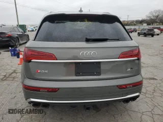 2023 Audi SQ5 Premium Plus with VIN WA1B4AFY4P2057617, listed as a Copart auction lot 49883695 with 34,522 mi miles and Salvage Title. Bid and sale history available at carsss.com. Image 6.