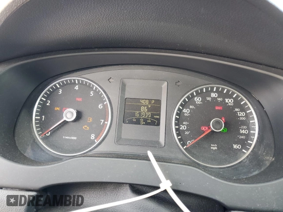2012 Volkswagen Jetta SE with VIN 3VWDP7AJ7CM427445, listed as a Copart auction lot 63610155 with 161,939 mi miles and Salvage title. Bid and sale history available at DreamBid. Image 9.