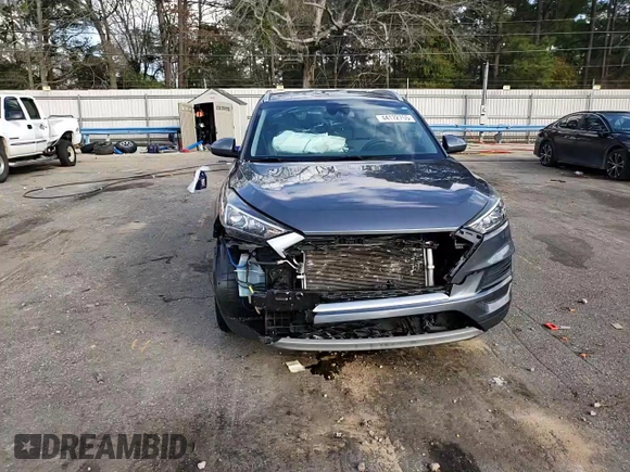 2019 Hyundai Tucson Sport with VIN KM8J33AL2KU972227, listed as a Copart auction lot 44172755 with 76,720 mi miles and Salvage Title. Bid and sale history available at carsss.com. Image 14.