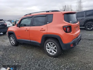 2018 Jeep Renegade Latitude with VIN ZACCJBBB9JPJ38794, listed as a Copart auction lot 50000885 with 55,160 mi miles and Salvage Title. Bid and sale history available at carsss.com. Image 2.