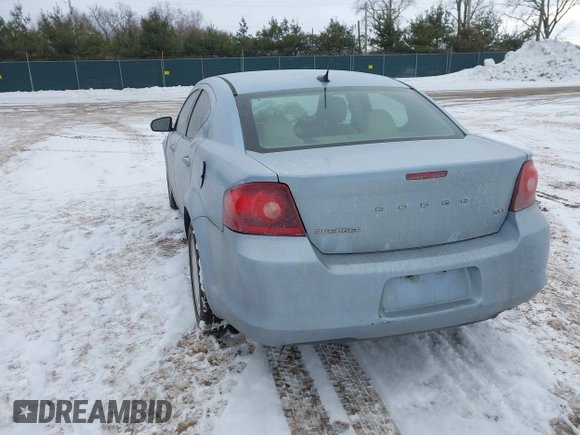 2013 Dodge Avenger SXT with VIN 1C3CDZCB9DN637114, listed as a IAAI auction lot 41613457 with 138,766 mi miles and . Bid and sale history available at carsss.com. Image 3.