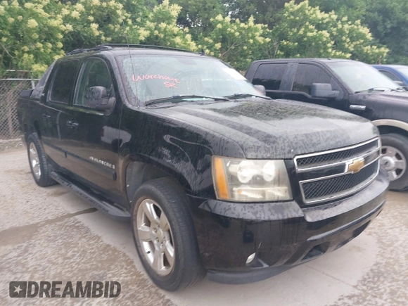 2007 Chevrolet Avalanche LTZ z VIN 3GNEC12077G263020, wystawiony jako IAAI lot #42297577 z przebiegiem 156 986 mil mil oraz . Historia ofert i sprzedaży dostępna na DreamBid. Obrazek 1.