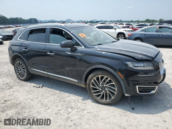 2020 Lincoln Nautilus Reserve with VIN 2LMPJ8K91LBL21702, listed as a Copart auction lot 59374895 with Not provided miles and Salvage title. Bid and sale history available at DreamBid. Image 4.