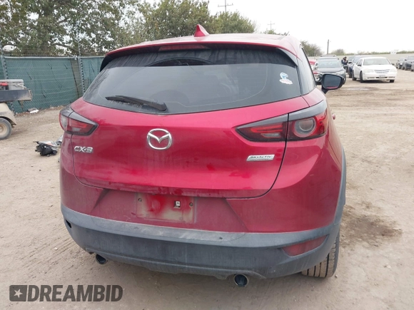 2019 Mazda CX-3 Sport with VIN JM1DKDB71K0423881, listed as a IAAI auction lot 41329976 with 65,341 mi miles. Bid and sale history available at carsss.com. Image 17.