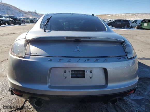 2012 Mitsubishi Eclipse GT with VIN 4A31K3DT9CE005836, listed as a Copart auction lot 88078075 with 125,264 mi miles and Salvage Title. Bid and sale history available at carsss.com. Image 6.