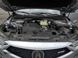 2023 Acura MDX Type S w/Advance Package with VIN 5J8YD8H84PL003381, listed as a Copart auction lot 58864114 with 27,124 mi miles and Salvage Title. Bid and sale history available at carsss.com. Image 12.