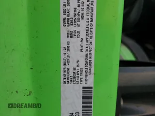 2023 Ram ProMaster Cargo with VIN 3C6MRVJG4PE507234, listed as a Copart auction lot 44520365 with Not Provided miles and Salvage Title. Bid and sale history available at DreamBid. Image 13.