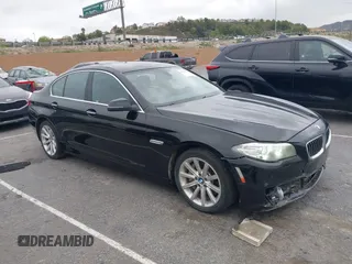 2015 BMW 5 Series 535i with VIN WBA5B1C55FD922761, listed as a IAAI auction lot 42021799 with 118,592 mi miles and . Bid and sale history available at carsss.com. Image 1.