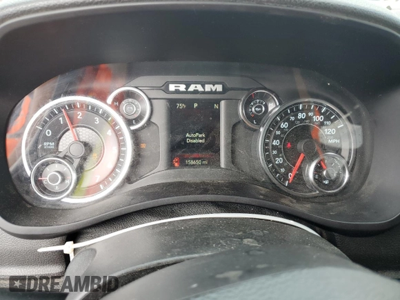 2021 Ram 2500 Tradesman with VIN 3C6UR5CJ4MG660348, listed as a Copart auction lot 84499574 with 158,650 mi miles and Salvage Title. Bid and sale history available at carsss.com. Image 9.