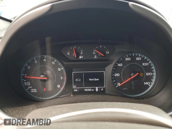 2017 Chevrolet Malibu LS with VIN 1G1ZB5ST5HF102580, listed as a Copart auction lot 53955965 with 190,408 mi miles and Salvage Title. Bid and sale history available at DreamBid. Image 9.