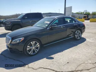 2015 Mercedes-Benz C-Class C 300 with VIN 55SWF4JB7FU045705, listed as a Copart auction lot 50274925 with 71,497 mi miles and Salvage Title. Bid and sale history available at carsss.com. Image 1.