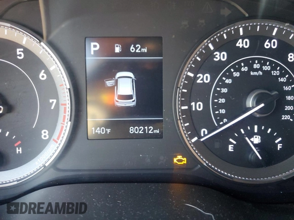 2021 Hyundai Venue SE with VIN KMHRB8A39MU065917, listed as a Copart auction lot 46196925 with 80,212 mi miles and Salvage Title. Bid and sale history available at DreamBid. Image 9.