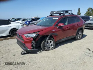 2021 Toyota RAV4 Hybrid XLE with VIN JTMRWRFV8MD130376, listed as a Copart auction lot 58870385 with 121,952 mi miles and Salvage title. Bid and sale history available at DreamBid. Image 1.