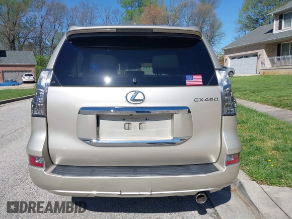 2014 Lexus GX with VIN JTJBM7FX7E5068037, listed as a IAAI auction lot 42069809 with 120,791 mi miles. Bid and sale history available at carsss.com. Image 17.