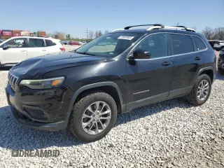 2019 Jeep Cherokee Latitude Plus with VIN 1C4PJMLB8KD295232, listed as a Copart auction lot 51997055 with 83,184 mi miles and Salvage Title. Bid and sale history available at carsss.com. Image 1.