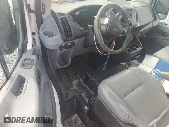 2015 Ford Transit Cargo with VIN 1FTNR1YM6FKA17391, listed as a Copart auction lot 56418755 with 247,093 mi miles and Salvage title. Bid and sale history available at DreamBid. Image 8.