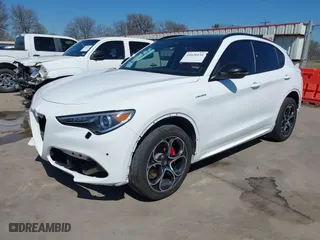 2023 Alfa Romeo Stelvio Ti with VIN ZASPAKBN4P7D63524, listed as a IAAI auction lot 41626631 with 37,731 mi miles. Bid and sale history available at carsss.com. Image 23.
