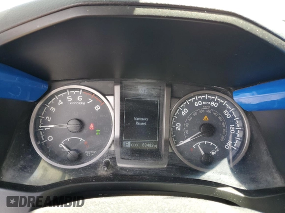 2019 Toyota Tacoma SR z VIN 3TMCZ5AN1KM253032, wystawiony jako Copart lot #52598445 z przebiegiem 69 489 mil mil oraz Szkoda całkowita • Salvage title. Historia ofert i sprzedaży dostępna na DreamBid. Obrazek 9.