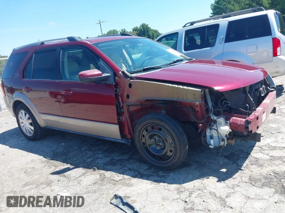 2008 Ford Taurus X Eddie Bauer with VIN 1FMDK07W78GA45750, listed as a IAAI auction lot 40138525 with 83,104 mi miles and . Bid and sale history available at DreamBid. Image 1.