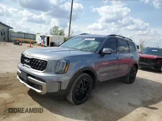 2023 Kia Telluride SX с VIN 5XYP5DGC3PG361752, выставлен на аукционе Copart как лот 54518335 с пробегом 46 418 миль миль и Списание • Salvage title. История ставок и продаж доступна на DreamBid. Изображение 1.