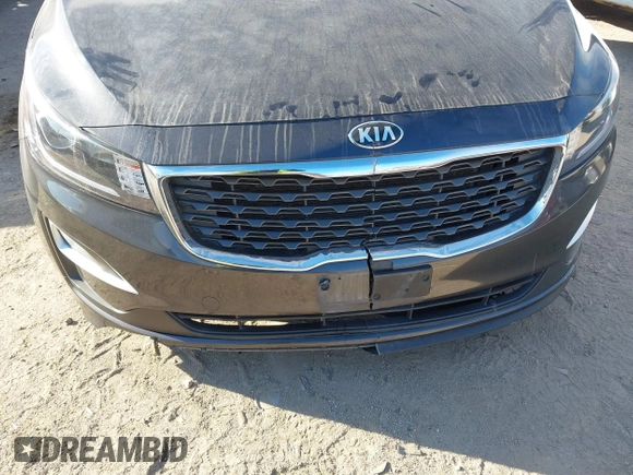 2021 Kia Sedona EX with VIN KNDMB5C19M6671229, listed as a IAAI auction lot 41066675 with 168,393 mi miles. Bid and sale history available at carsss.com. Image 6.