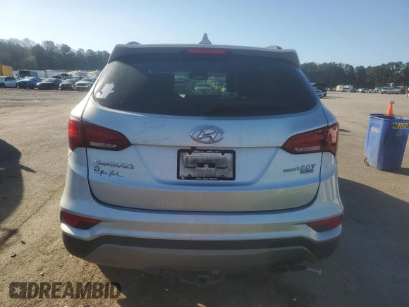 2017 Hyundai Santa Fe Ultimate with VIN 5XYZW4LA6HG422927, listed as a Copart auction lot 48795605 with 136,657 mi miles and Salvage title. Bid and sale history available at DreamBid. Image 6.