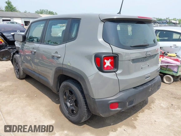 2020 Jeep Renegade Sport with VIN ZACNJAAB9LPL03220, listed as a IAAI auction lot 42486314 with 100,290 mi miles and . Bid and sale history available at DreamBid. Image 3.