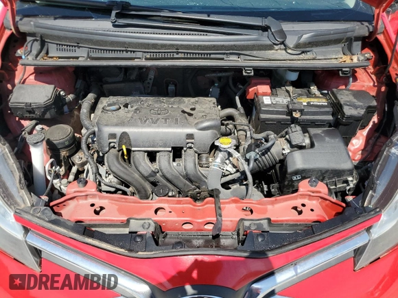 2015 Toyota Yaris L with VIN VNKJTUD34FA022097, listed as a Copart auction lot 53857825 with 106,680 mi miles and Salvage title. Bid and sale history available at DreamBid. Image 11.