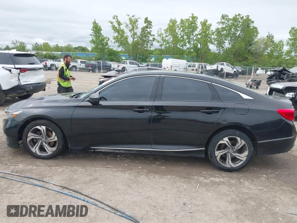 2018 Honda Accord EX-L with VIN 1HGCV1F52JA214475, listed as a IAAI auction lot 42297253 with 184,929 mi miles and . Bid and sale history available at DreamBid. Image 14.