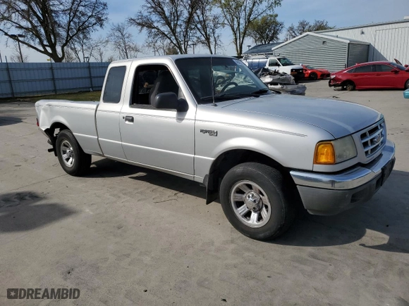 2002 Ford Ranger XL with VIN 1FTYR14U02TA48661, listed as a Copart auction lot 48422755 with 146,784 mi miles and Salvage Title. Bid and sale history available at carsss.com. Image 4.