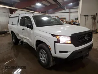 2024 Nissan Frontier S with VIN 1N6ED1CL5RN607496, listed as a Copart auction lot 50580225 with 7,204 mi miles and Salvage Title. Bid and sale history available at DreamBid. Image 4.