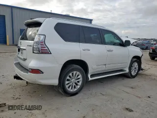 2015 Lexus GX 460 with VIN JTJBM7FX1F5113412, listed as a Copart auction lot 58821855 with 155,511 mi miles and Salvage title. Bid and sale history available at DreamBid. Image 3.
