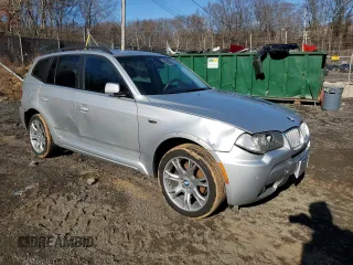 2008 BMW X3 3.0si with VIN WBXPC93448WJ20078, listed as a Copart auction lot 46501855 with 143,308 mi miles and Salvage Title. Bid and sale history available at DreamBid. Image 4.
