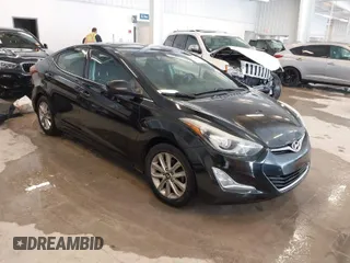 2015 Hyundai Elantra SE with VIN 5NPDH4AE4FH634354, listed as a IAAI auction lot 41596658 with 202,820 mi miles. Bid and sale history available at carsss.com. Image 1.