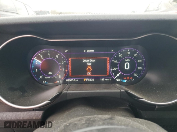 2021 Ford Mustang EcoBoost z VIN 1FATP8UD0M5150323, wystawiony jako Copart lot #49412075 z przebiegiem 62 505 mil mil oraz Szkoda całkowita • Salvage title. Historia ofert i sprzedaży dostępna na DreamBid. Obrazek 9.