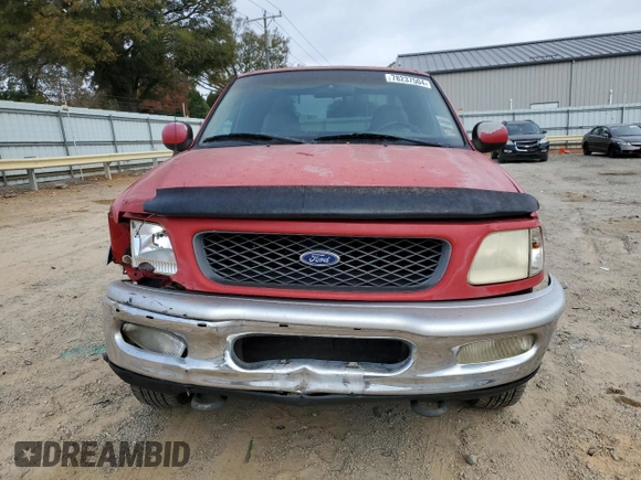 1998 Ford F-150 XL with VIN 1FTDX18W8WNA12677, listed as a Copart auction lot 78237504 with 175,560 mi miles and Clean Title. Bid and sale history available at carsss.com. Image 5.