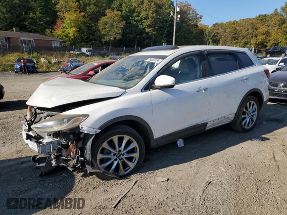 2014 Mazda CX-9 Grand Touring with VIN JM3TB2DVXE0428620, listed as a Copart auction lot 76683064 with 0 mi miles and Salvage Title. Bid and sale history available at carsss.com. Image 1.