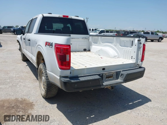 2022 Ford F-150 XL with VIN 1FTFW1E57NKE11717, listed as a IAAI auction lot 42115356 with 50,315 mi miles and . Bid and sale history available at DreamBid. Image 3.