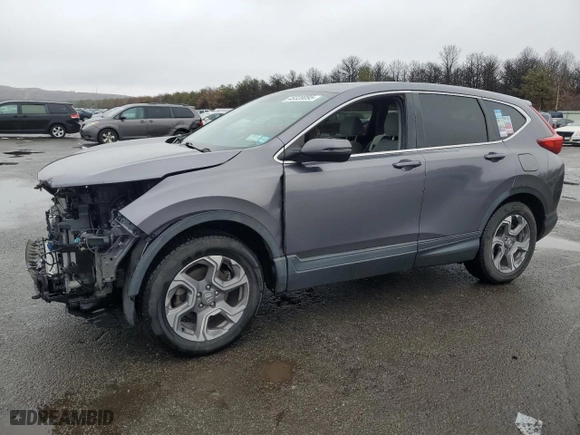 2019 Honda CR-V EX with VIN 7FARW2H50KE024101, listed as a Copart auction lot 45320095 with 76,303 mi miles and Salvage Title. Bid and sale history available at carsss.com. Image 1.