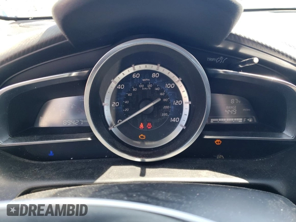 2016 Scion iA with VIN 3MYDLBZV0GY126458, listed as a Copart auction lot 57821414 with 89,427 mi miles and Salvage Title. Bid and sale history available at carsss.com. Image 9.