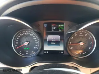 2019 Mercedes-Benz GLC with VIN WDC0G5EB0KF627620, listed as a Copart auction lot 77641154 with 73,741 mi miles and Salvage Title. Bid and sale history available at carsss.com. Image 9.