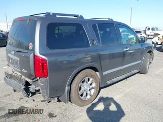 2007 Infiniti QX56 with VIN 5N3AA08A77N804049, listed as a IAAI auction lot 41657577 with 102,473 mi miles. Bid and sale history available at carsss.com. Image 4.