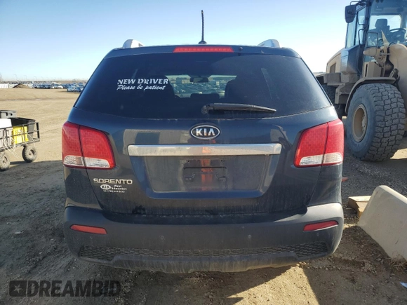 2013 Kia Sorento LX with VIN 5XYKT3A65DG365651, listed as a Copart auction lot 52599455 with 240,925 mi miles and Salvage Title. Bid and sale history available at carsss.com. Image 6.