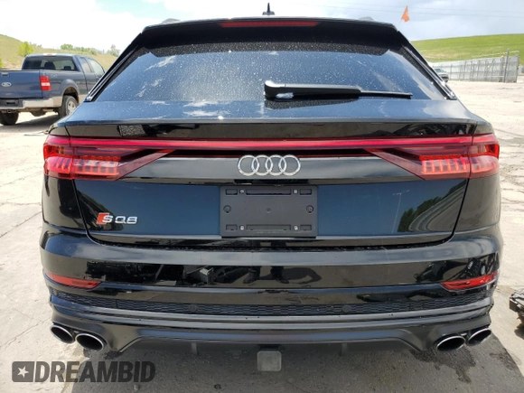 2021 Audi SQ8 Prestige z VIN WA1CWBF1XMD001592, wystawiony jako Copart lot #55723694 z przebiegiem 24 528 mil mil oraz Szkoda całkowita • Salvage title. Historia ofert i sprzedaży dostępna na DreamBid. Obrazek 6.