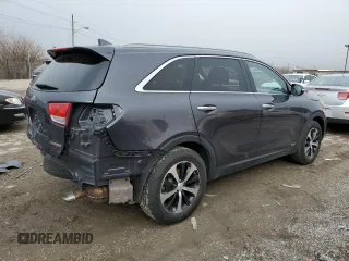 2016 Kia Sorento EX with VIN 5XYPHDA12GG023242, listed as a Copart auction lot 48183135 with 133,946 mi miles and Salvage Title. Bid and sale history available at carsss.com. Image 3.