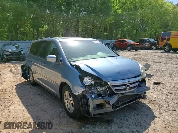 2005 Honda Odyssey EX-L z VIN 5FNRL386X5B034514, wystawiony jako Copart lot #52702435 z przebiegiem 65 988 mil mil oraz Szkoda całkowita • Salvage title. Historia ofert i sprzedaży dostępna na DreamBid. Obrazek 12.