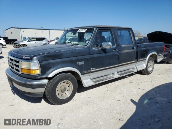 1995 Ford F-150 with VIN 1FTEF15H3SLB89379, listed as a Copart auction lot 43932695 with 0 mi miles and Clean Title. Bid and sale history available at carsss.com. Image 1.