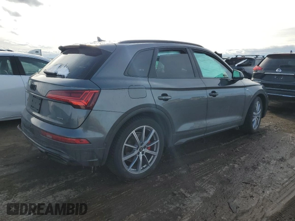 2024 Audi Q5 S line Prestige with VIN WA1F2AFY8R2069618, listed as a Copart auction lot 87875475 with 0 mi miles and Salvage Title. Bid and sale history available at carsss.com. Image 3.